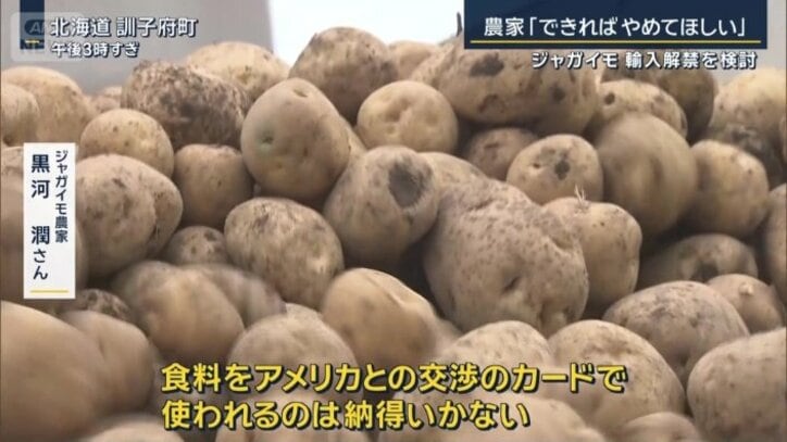 ジャガイモ農家　黒河潤さん
