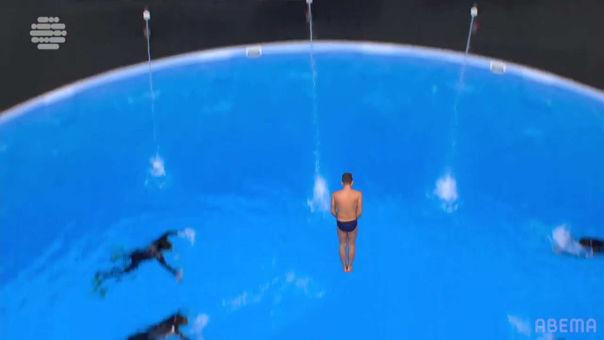 【映像】空中5回転から圧巻の入水