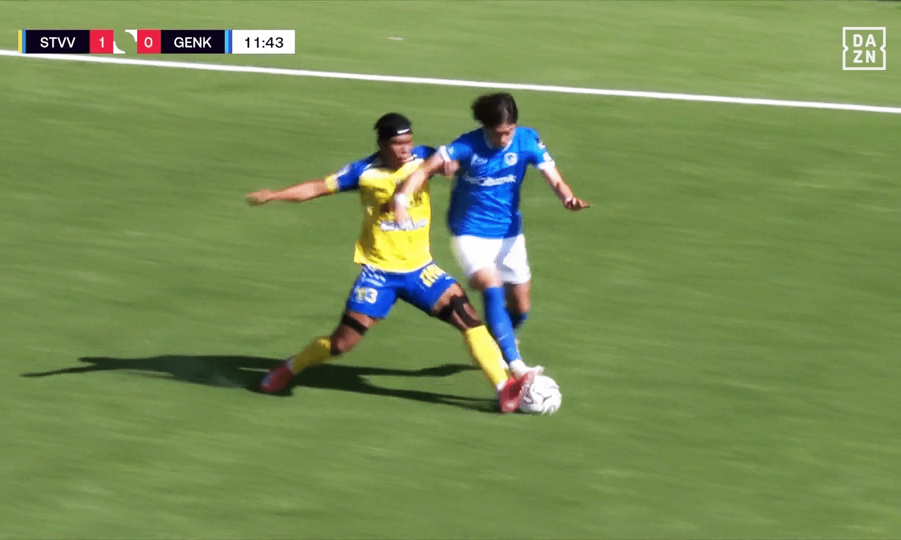 畑と伊東のマッチアップ