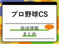 【プロ野球】クライマックスシリーズの放送は?2024年の地上波・CS・ネット配信について