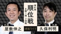 【中継】第81期 順位戦 B級1組2回戦 屋敷伸之九段 対 久保利明九段