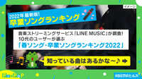 10代が選ぶ春&卒業ソングランキング
