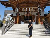 チェリー吉武『水天宮さんへ安産祈願』