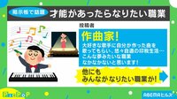 皆は開花した?才能があったらなりたい職業