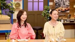 森口博子「水着のアクスタを…」 前代未聞？ビキニを着た巨大グッズに「名物のエビフライくらい長い」山内驚く