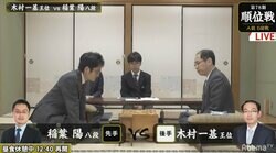 挑戦権＆残留争いに正念場 木村一基王位 対 稲葉陽八段 現在対局中／将棋・順位戦A級