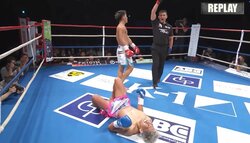 「壊しちゃった」衝撃KOにファン騒然 「強いわ…」魔裟斗も驚き K-1王者がONE元王者を…戦慄のダウンシーン