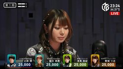 「頭になんかついてる」美女雀士の頭がキラキラ華やか 一発で跳満アガリにウキウキ上機嫌／麻雀・Mリーグ