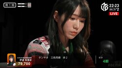 伊達朱里紗の“鬼連荘”親番で満貫・跳満・満貫・満貫で6万点超の荒稼ぎ「エグいエグいｗ」「焼け野原やん」／麻雀・Mリーグ