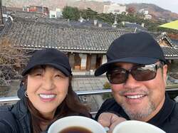  北斗晶、夫・佐々木健介と韓国を満喫「ピースしかできないおじちゃんだけど…可愛いでしょう」 