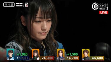 執念のロン牌見逃し 瑞原明奈 2年連続MVPへ迫られた究極の選択