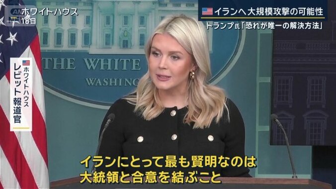 ホワイトハウス　レビット報道官