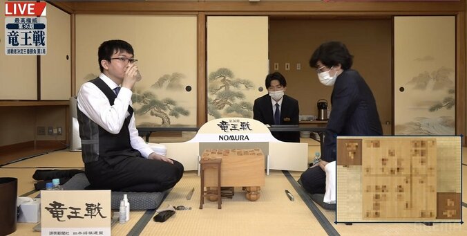 永瀬拓矢王座VS伊藤匠六段 注目の戦型は「一手損角換わり」に／将棋・竜王戦挑決第1局 1枚目