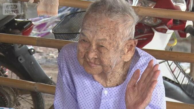 タイに130歳！？超長寿女性　先月誕生日も真相は…現地を緊急取材　子ども5人孫ら17人 1枚目