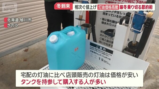 タンクを持参して購入する人が増加