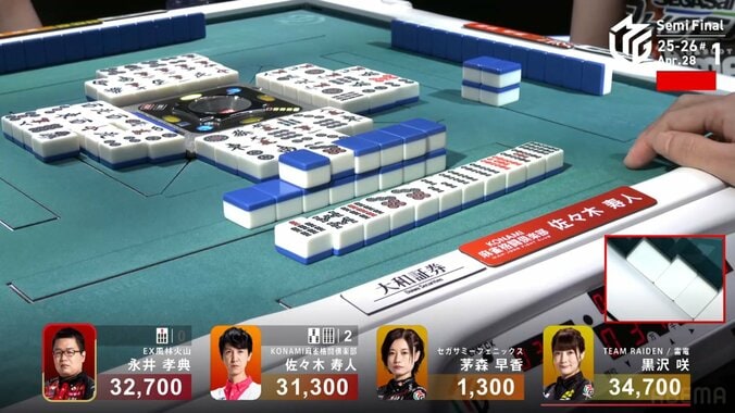 勝負強さが半端ない！佐々木寿人、オーラス逆転勝利の瞬間