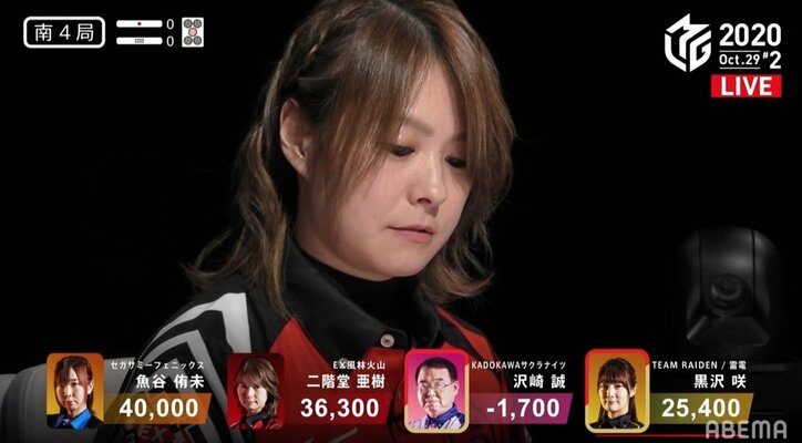 あの頃の強さが甦った 二階堂亜樹、放銃知らずで個人2勝目「うんうん」頷きにファン萌え/麻雀・Mリーグ