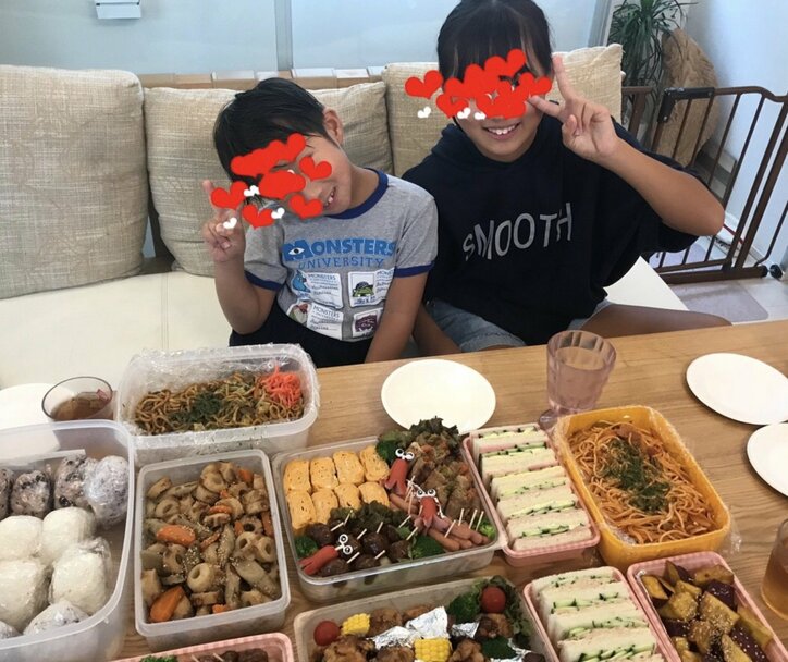 「辻ちゃん神か…」「超偉い」辻希美、運動会の豪勢なお弁当に絶賛の声