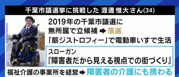 「文字ではなく顔写真で候補者を選びたい」「選挙活動中にトイレ介助をお願いしたら選挙違反になるかも」障害者が参政権を行使する上でぶつかる様々なハードル