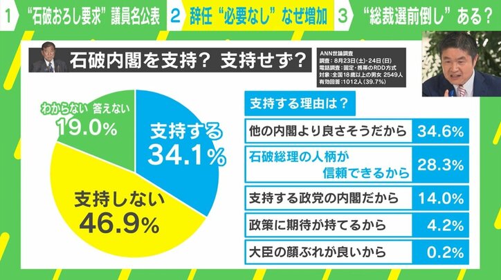石破内閣を支持する理由は？