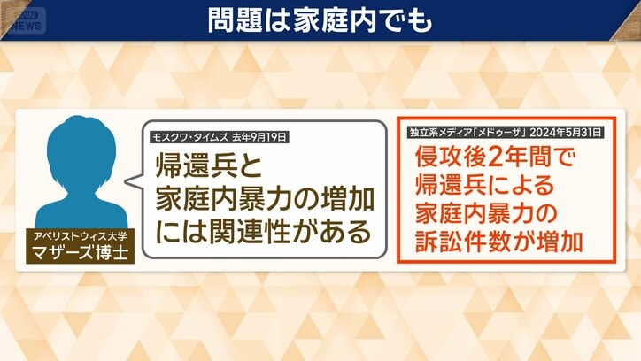 帰還兵と家庭内暴力の増加には関係性がある