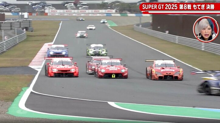 【写真・画像】勝利の女神も唖然「ここが彼らの武器」 auスープラの“大胆な仕掛け”に反響、引退レースの名手も「焦りだす」圧巻のスタートダッシュ　1枚目