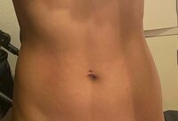 クロ『お腹のBEFORE,AFTER』