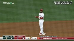 「完全に盗んだぜ～」大谷翔平とまさかのダブルスチール決めた4番レンドン、塁上でお茶目なガッツポーズ！ 「レンドンわろとる」「にこにこ」「いい笑顔だ」