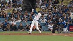まさに弾道！大谷翔平の47号弾丸ライナーに解説陣も騒然「突き刺さってますよ」「ぎゅんぎゅん伸びてった」