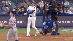 打った瞬間HR確信の画！大谷翔平、特大“超速”ファウルにネット裏観客がお口あんぐり…凄まじい打球物語る痛快リアクション