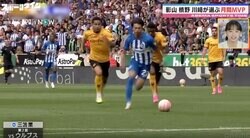 マラドーナだ！メッシだ！三笘薫が神の子に近づいた“3人ブチ抜きドリブルシュート” 何度でも見たくなる日本人初「プレミア月間ベストゴール賞」選出の中毒性高いゴール