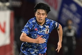 日本代表からFW上田綺世が離脱…ガーナ戦で左足負傷、2日連続で練習欠席