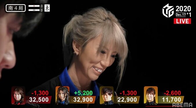 金のしっぽが幸運の証？“ポニテゾネス”和久津晶、仲間の激励に応える久々勝利／麻雀・Mリーグ 2枚目