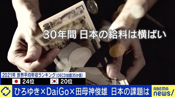 「稼ぐことに向いてない国」日本は“オワコン”？ ひろゆき氏＆DaiGo＆田母神俊雄が激論 1枚目