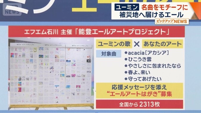 被災地へエールを届ける取り組み