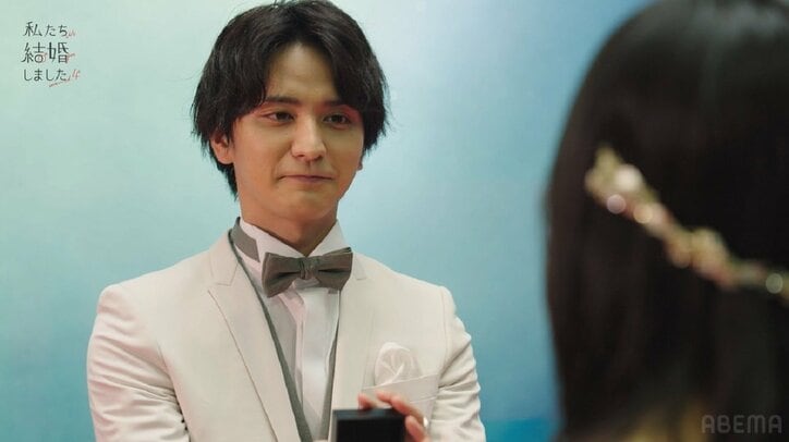 瀬戸利樹「僕と結婚してください」ノンノモデル紺野彩夏にプロポーズ!指輪も交換『私たち結婚しました4』第1話