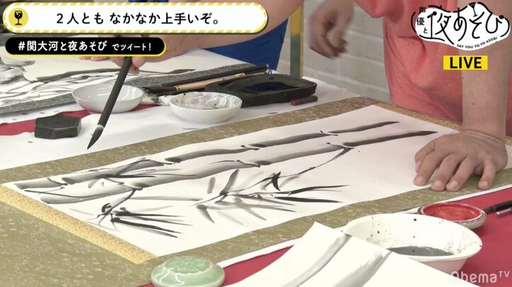 「プリキュア」メップル役・関智一、アニメ好き墨絵師に褒められ笑顔「ありがとメポー!」