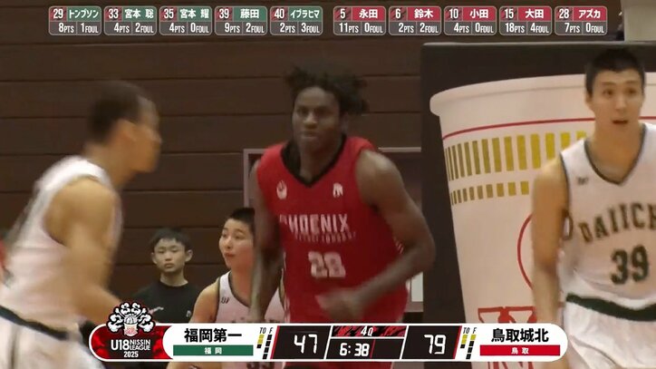 【写真・画像】衝撃、2連続ディープスリー！高校2年生シューターの飛び道具にバスケユーチューバーも脱帽「たまったもんじゃない」　1枚目