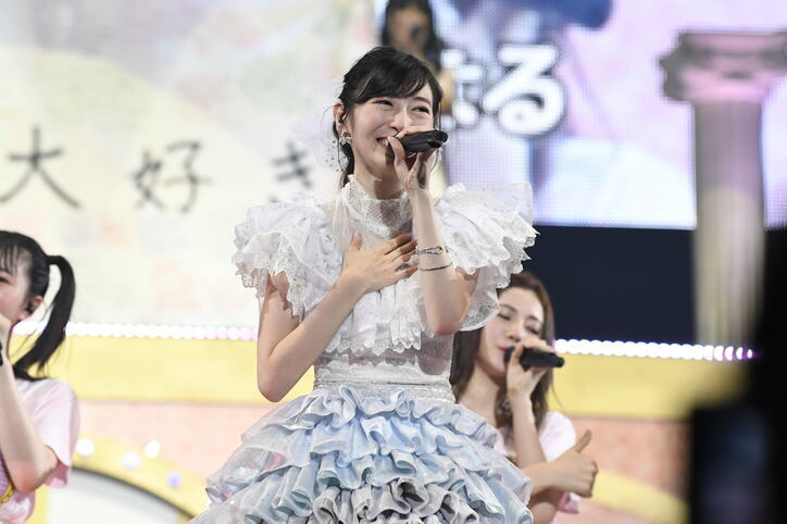 SKE48大矢真那、涙の卒業コンサート「50歳まで居ちゃいたいくらいSKE48が好き」