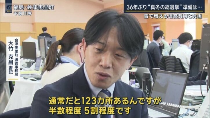 会津美里町選管事務局　大竹克昌書記