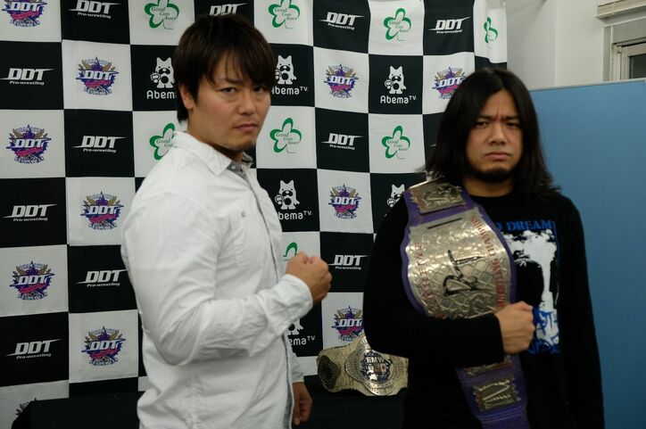 目隠し乳隠しデスマッチ予想は不発!“カリスマ”佐々木大輔vs“エース”HARASHIMAが過激ルールでタイトルマッチ