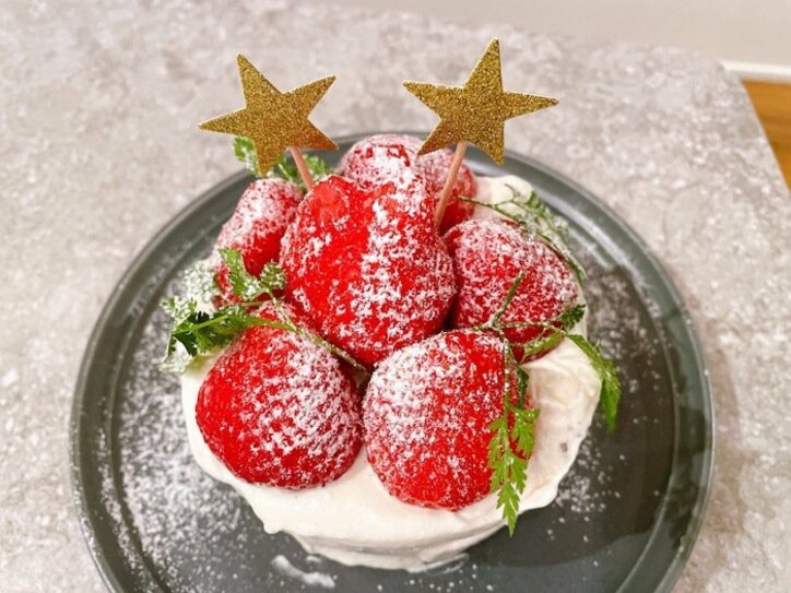 あいのり・桃、失敗するも夫から絶賛されたケーキ「お菓子作りって奥深いなぁ」