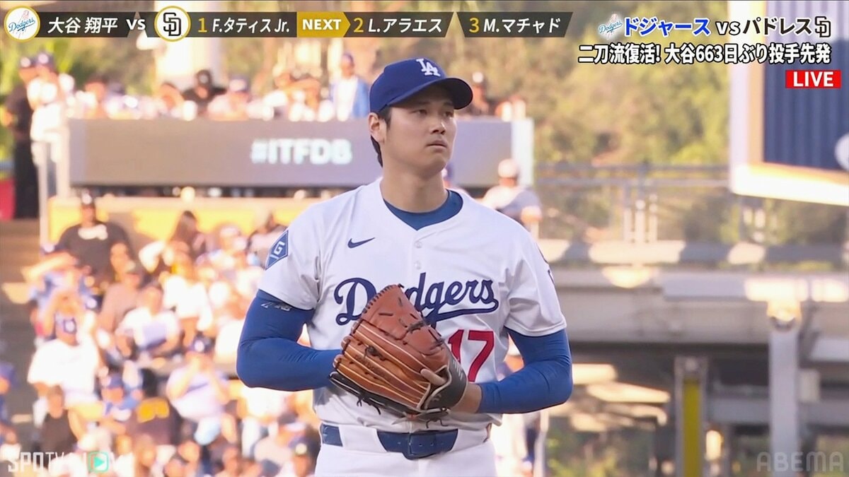 大谷翔平 今季初勝利！序盤は制球に苦しむも、調子上げ6回1失点8