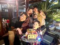 有村昆『高橋真麻ちゃんの第二子のお祝いを、やしろ優ちゃんと。ファミリーでみんなでお祝い‼️』