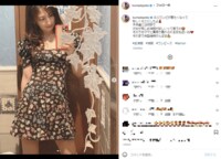 熊田曜子、ミニスカワンピース姿で抜群なスタイルを披露「くびれてる」「お似合いです」とファン絶賛