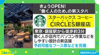 “働く人のため”の新スターバックスが銀座にオープン