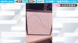 3Dプリンターで作ったパネル 光を当てると“カラーイラスト”が浮かび上がる様子に「流行りそう！」「家庭用プリンタでここまでできるのか」と驚きの声