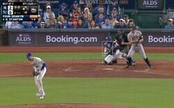 危機一髪！ ヤ軍怪物の188キロ“爆速打球”に「ドン引き」 強烈ピッチャー返しが「大谷さんとガチ」「凶暴すぎ」