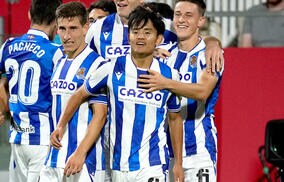 「上手過ぎ」「泣けてくる」久保建英の技ありゴール＆アシストにファン称賛「めちゃくちゃ良いシュート」