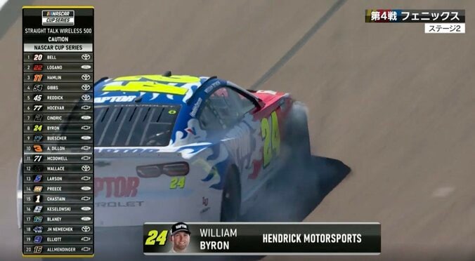 「なにこの同時多発」シボレーに相次ぐ“集団パンク”…異例の光景に中継騒然「みんな右前」「グッドイヤーさんどうなってんの？」 5枚目